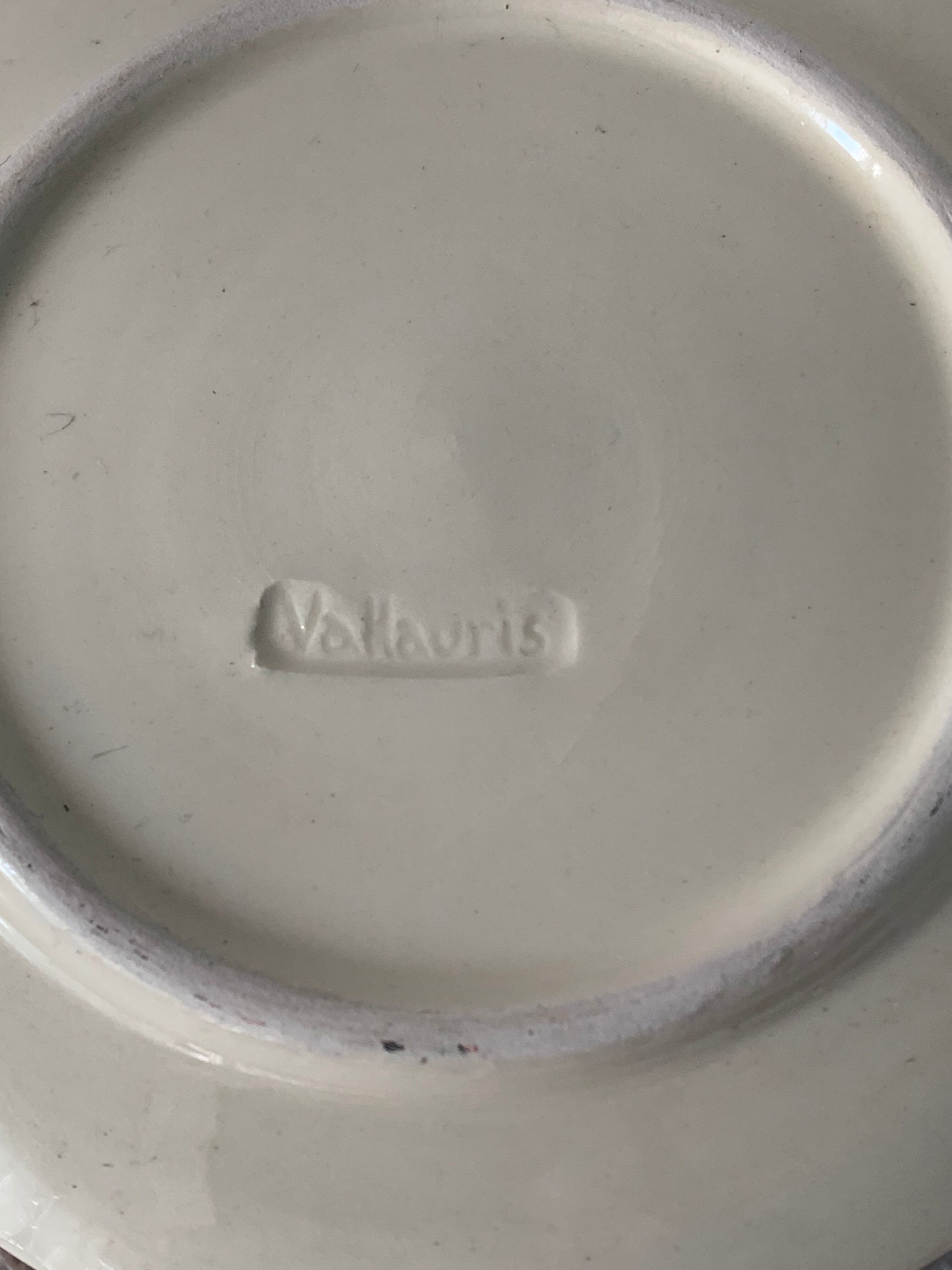 4 coffee cups and 4 sub cups zoomorphic ceramic animals Grandjean Jourdan Vallauris 1950