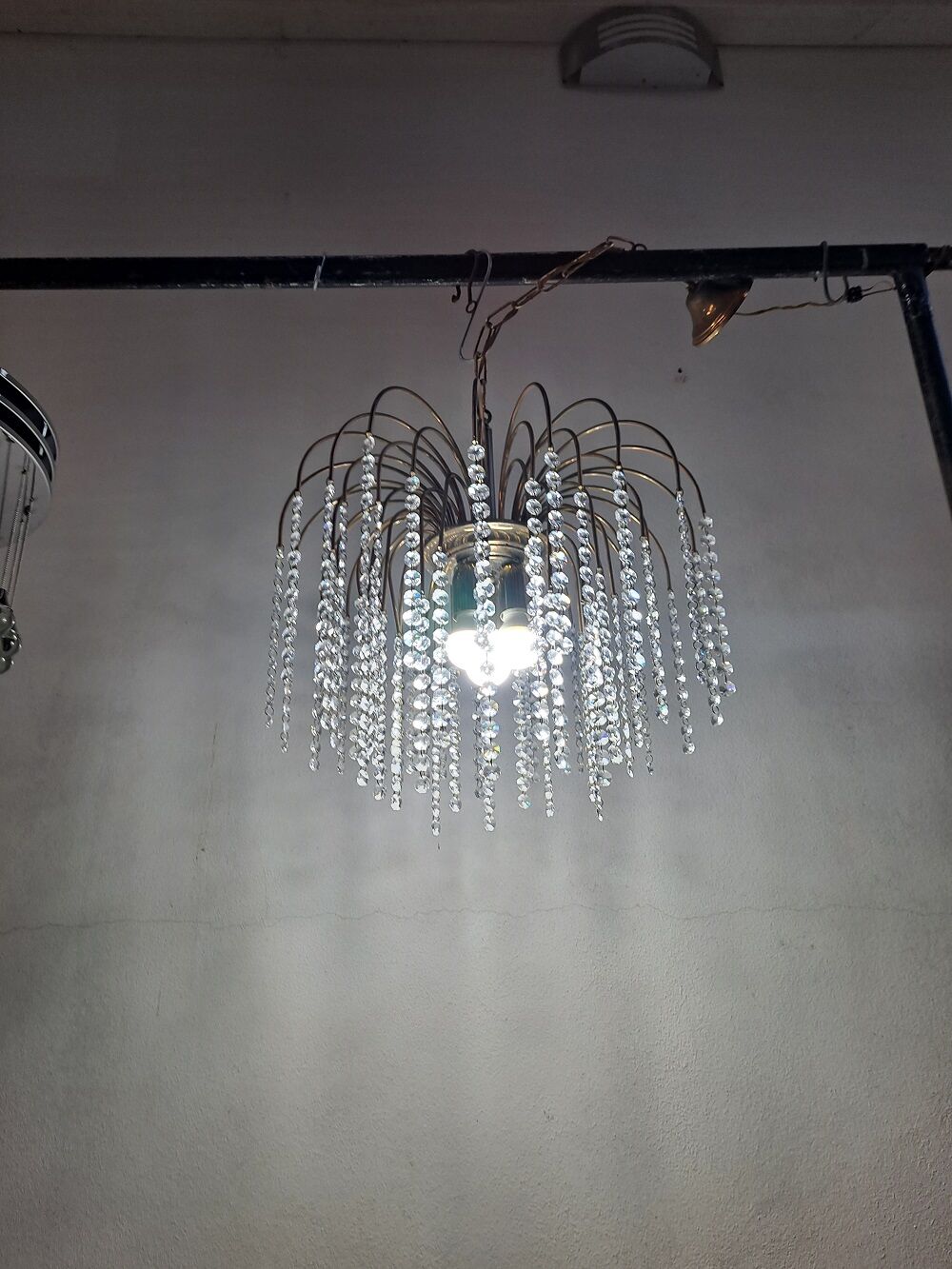 Vintage Italian Waterfall Chandelier