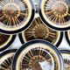 12 dessert plates in vintage ceramic Kosmos Arabia
