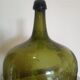 Dame-Jeanne Bonbonne ancienne verte 45cm Alsace - éclat col