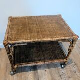 Rattan coffee table