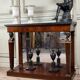 “Return from Egypt” console in mahogany, early 19th century