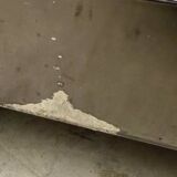 Antique display cabinet shelf in brass metal Italian design from the 70s