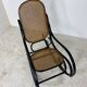 Vintage rocking-flesh in curved wood Michael Thonet