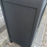 Vintage art deco abyssal blue buffet