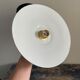 Vintage wall lamp in black enamelled sheet metal electrified to nine
