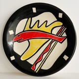 Dish "with fish" Roland Brice and Fernand Léger Biot 50s