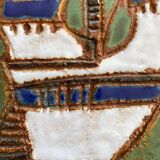 Ceramic plaque The Argonauts Vallauris I. Ferlet and F. Bourguet