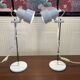 Pair of modular metal lamps, Scandinavian design.