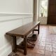 Oak farm bench, 180cm in length.