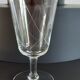 Lot de 10 verres à vin / eau gravés années 50