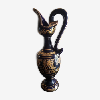 Handmade porcelain pitcher 24 K