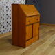 Secretary scandinavian teak gold vintage 1960