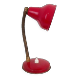 Lampe de table années 50, rouge.