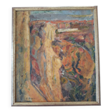 oil on canvas by ellio boggio
