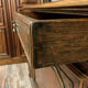 buffet in a row Louis XV neo-rustic walnut tree of curved shape