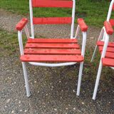 4 Tolix T2 Armchairs