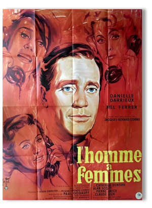 Affiche de film cinéma vintage