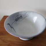 Blue ceramic salad bowl the Dieulefit caves