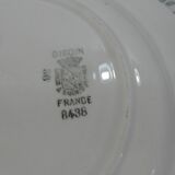 4 flat plates of Digoin and sarreguemines