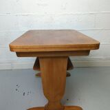 Small side table children's desk with flap
