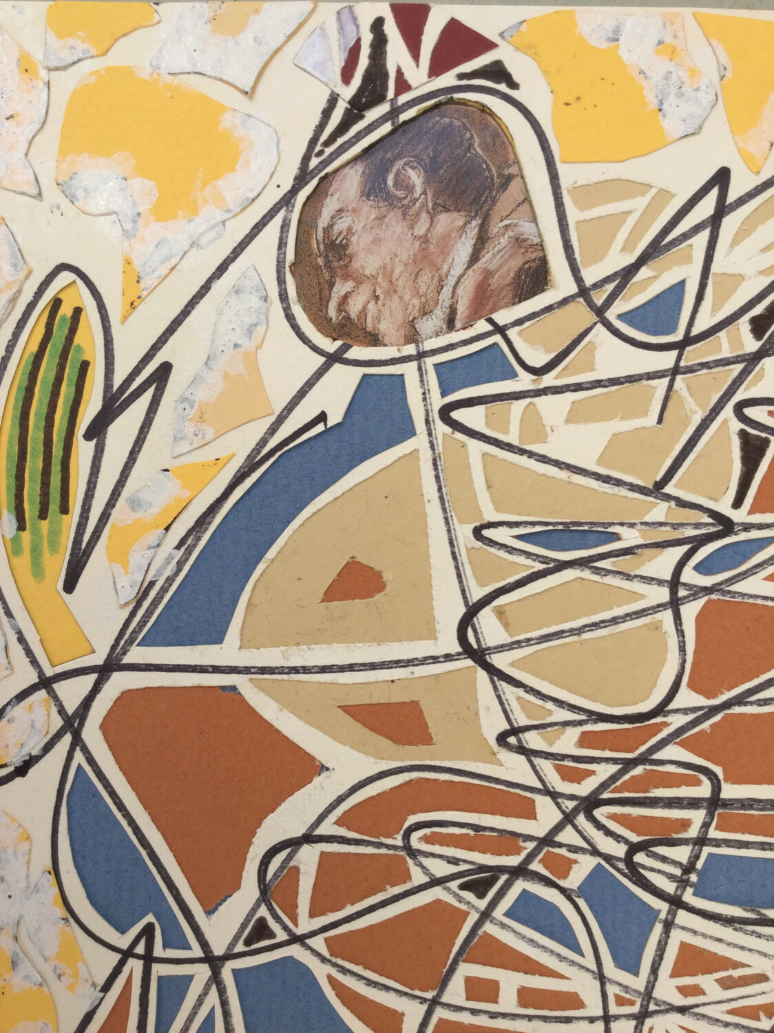 Mixed media by pierre clamagirand, 1934-2015