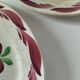 Pair of Gien dishes model Barbizon, hand-painted floral decoration, 1930s-40s.