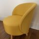 Fauteuil crapaud jaune moutarde habitat