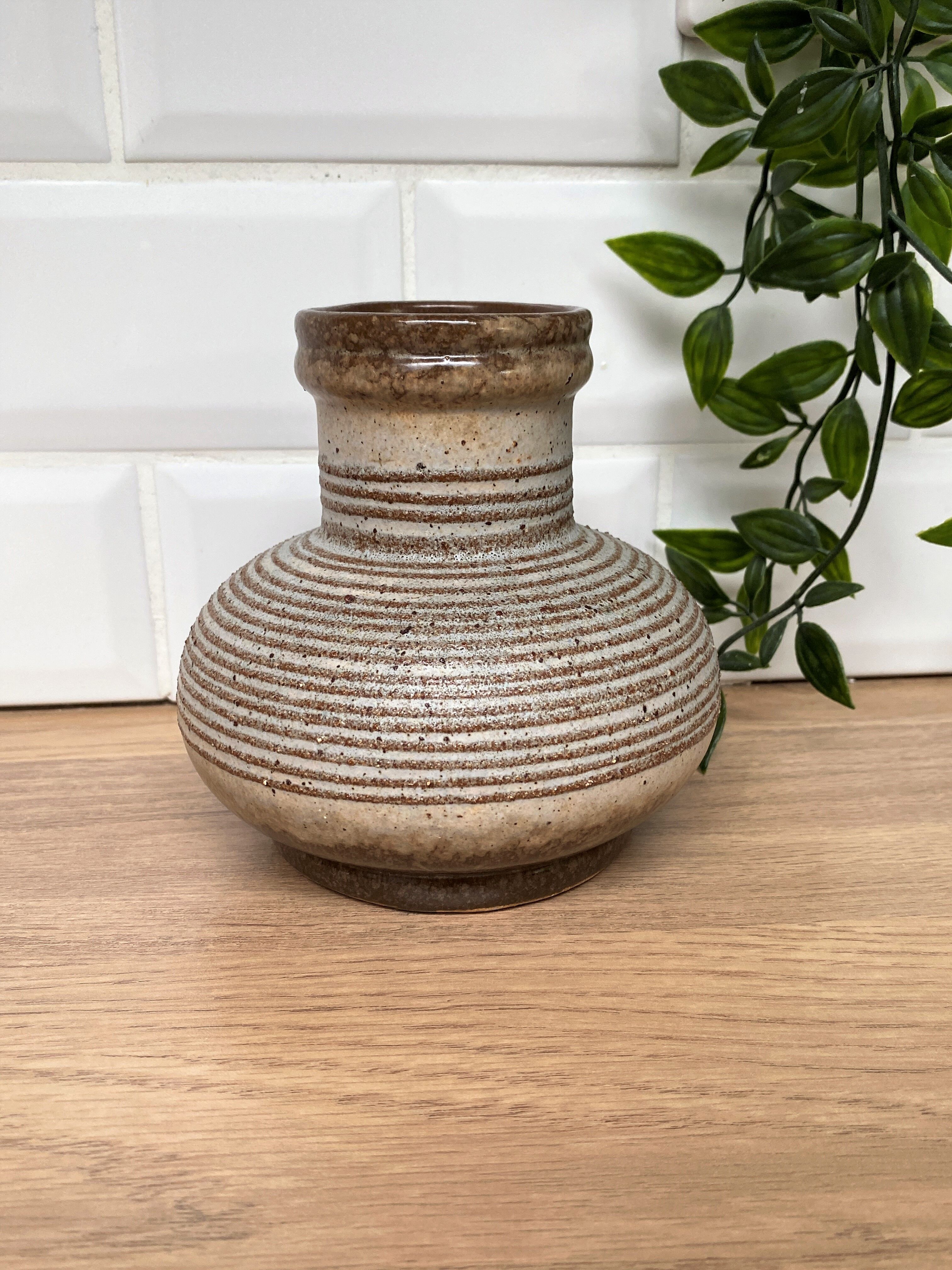 Vase céramique vintage Strehla Germany