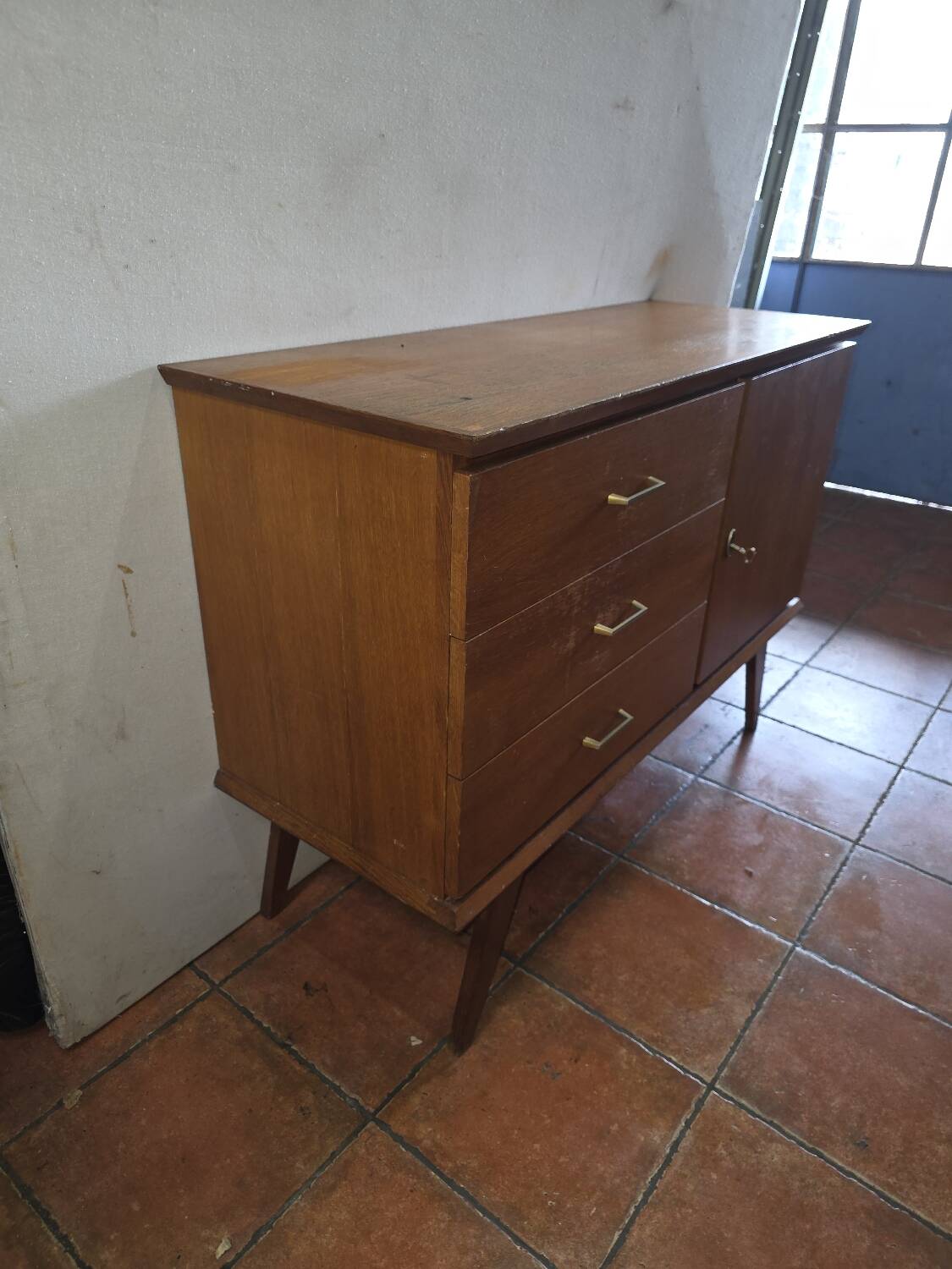 Vintage oak sideboard from the 60s