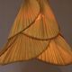 "Uchiwa" suspension in the style of Ingo Maurer, Germany 1970