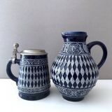 Vintage stoneware Mari&Remy, vintage jug, German Bembel cider