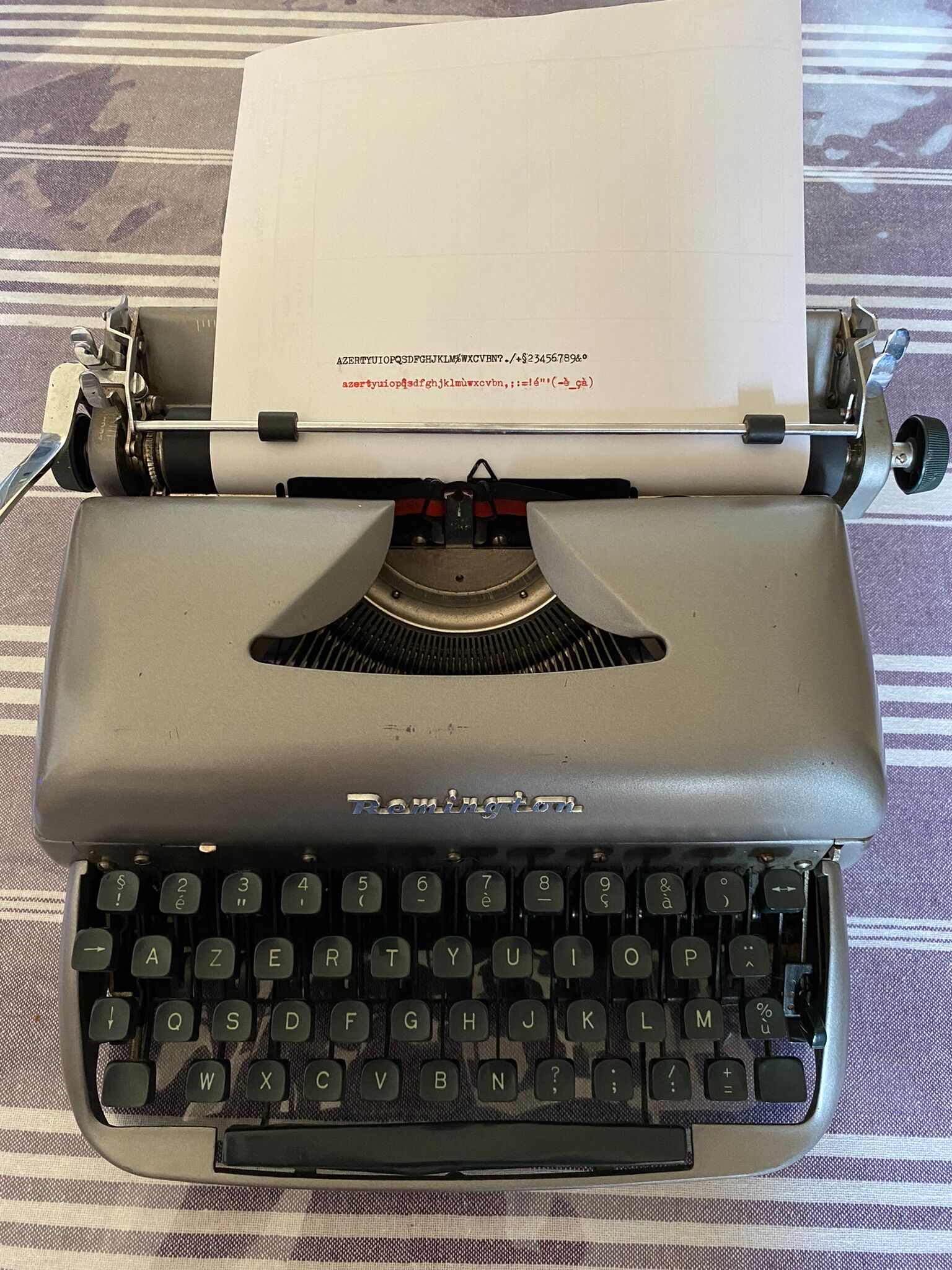 Machine à écrire Remington