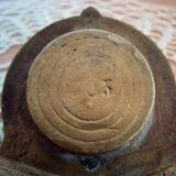 Old bronze inkwell
