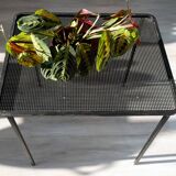 Coffee table from the 1950s, perforated metal attributed to M Matégot