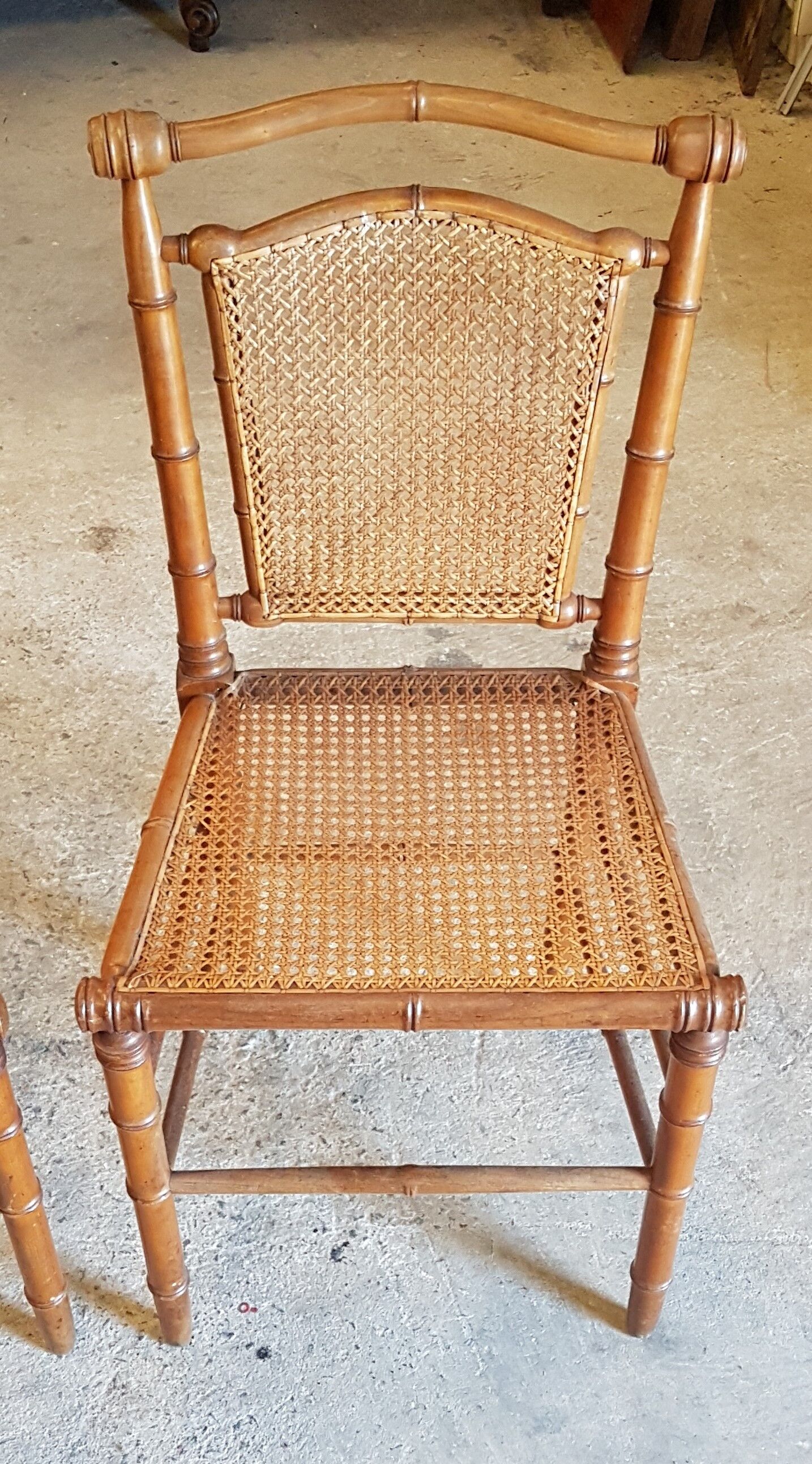 Style bamboo chairs