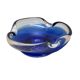 Blue Murano Glass Bowl, 1990s, Vintage
