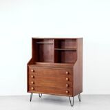 Italian midcentury bureau in teak