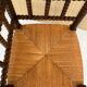 Corner chair wood turned vintage, 50-60s
