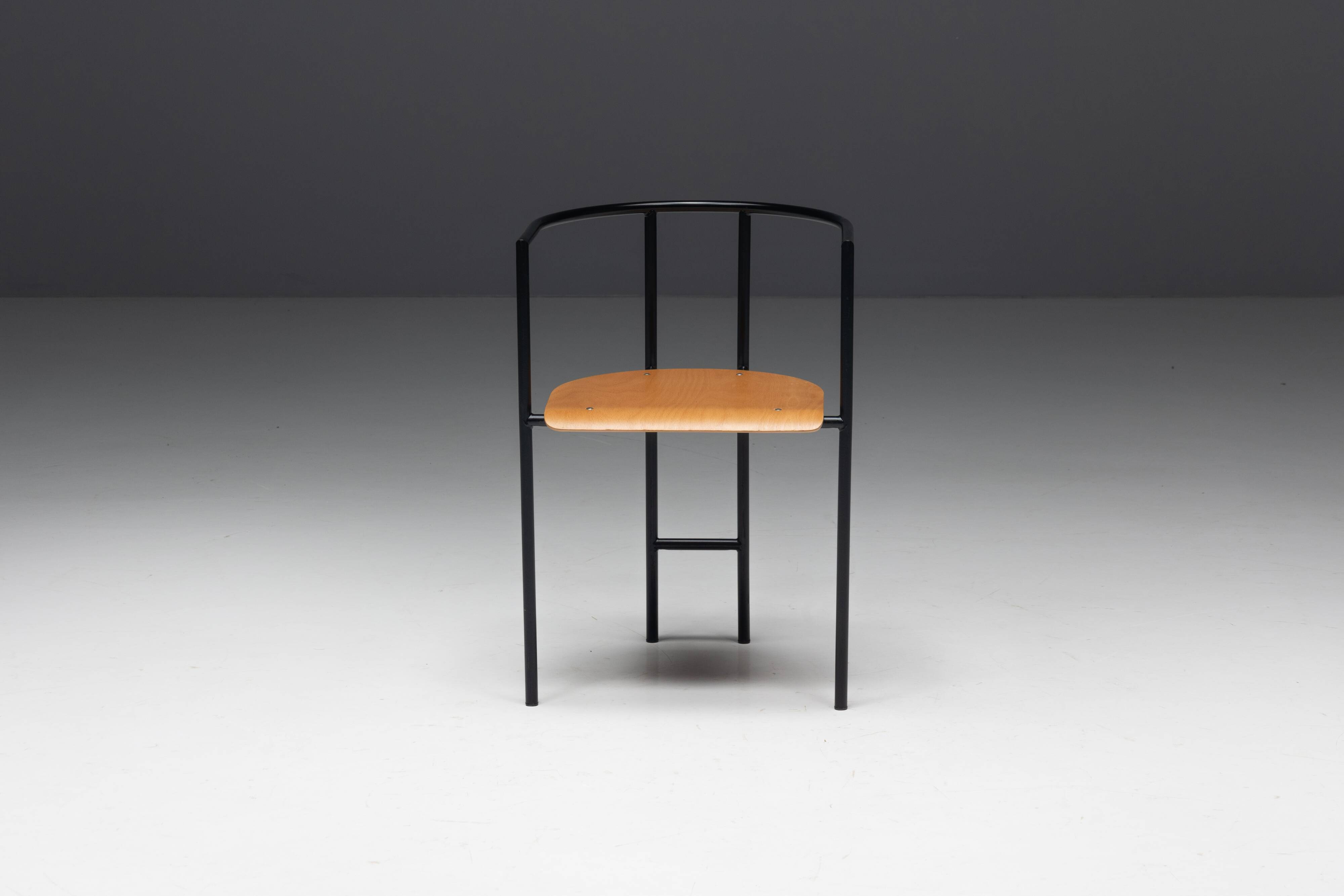 Postmodern "Tokyo" Armchairs by Rodney Kinsman for Bieffeplast, Italy, 1980s