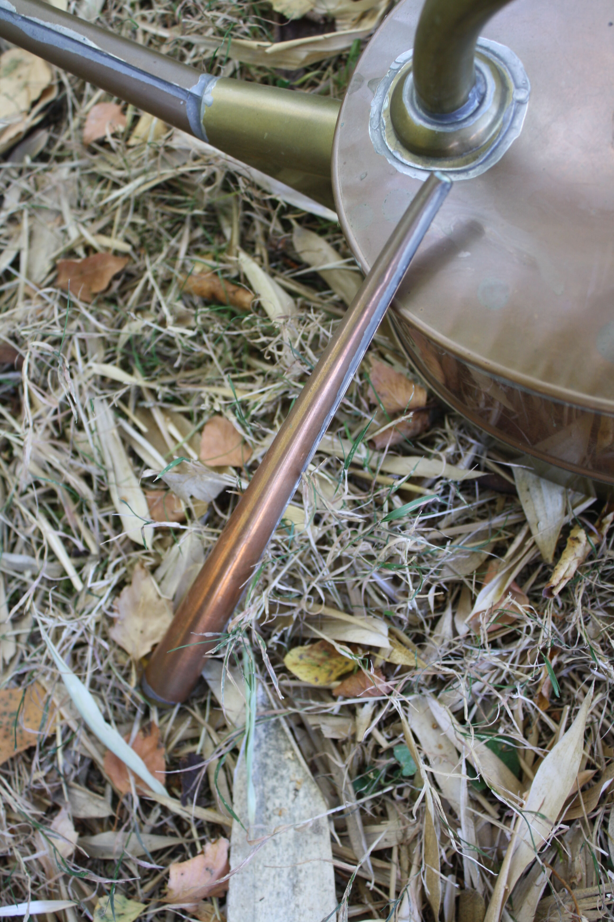Vintage copper watering can