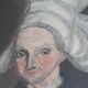 Oil on canvas portrait of a Breton marine painter signed and dated 1905 40.5 x 32 cm