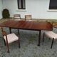 Rosewood table and chairs
