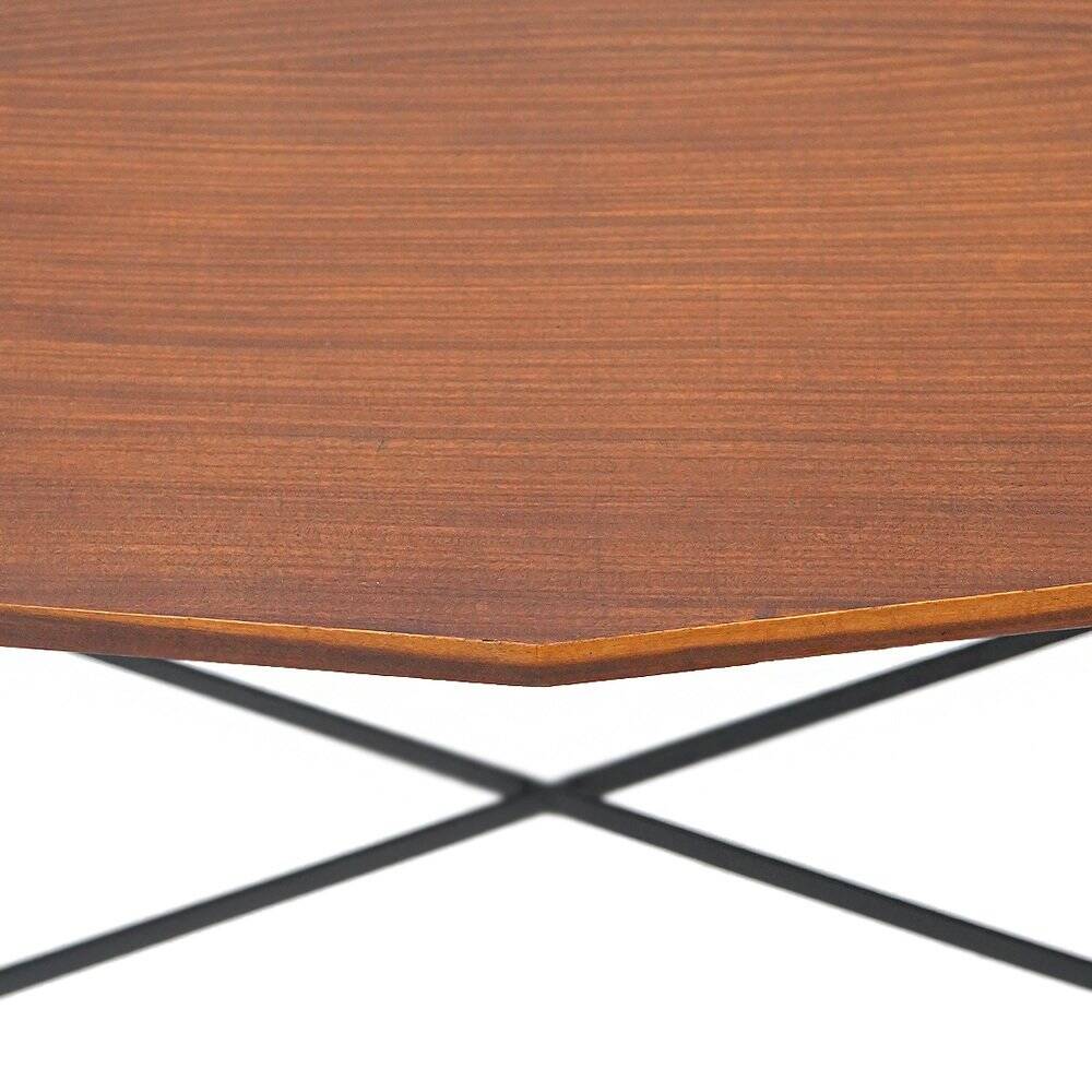 Coffee table with side magazine racks, 1960s.