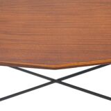 Coffee table with side magazine racks, 1960s.