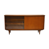 Teak and glass sideboard