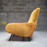 Velvet armchair