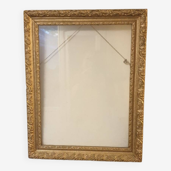 Glazed golden frame