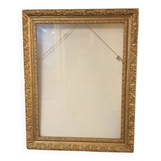 Glazed golden frame