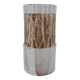 Large ceramic cylinder vase by Les Argonautes